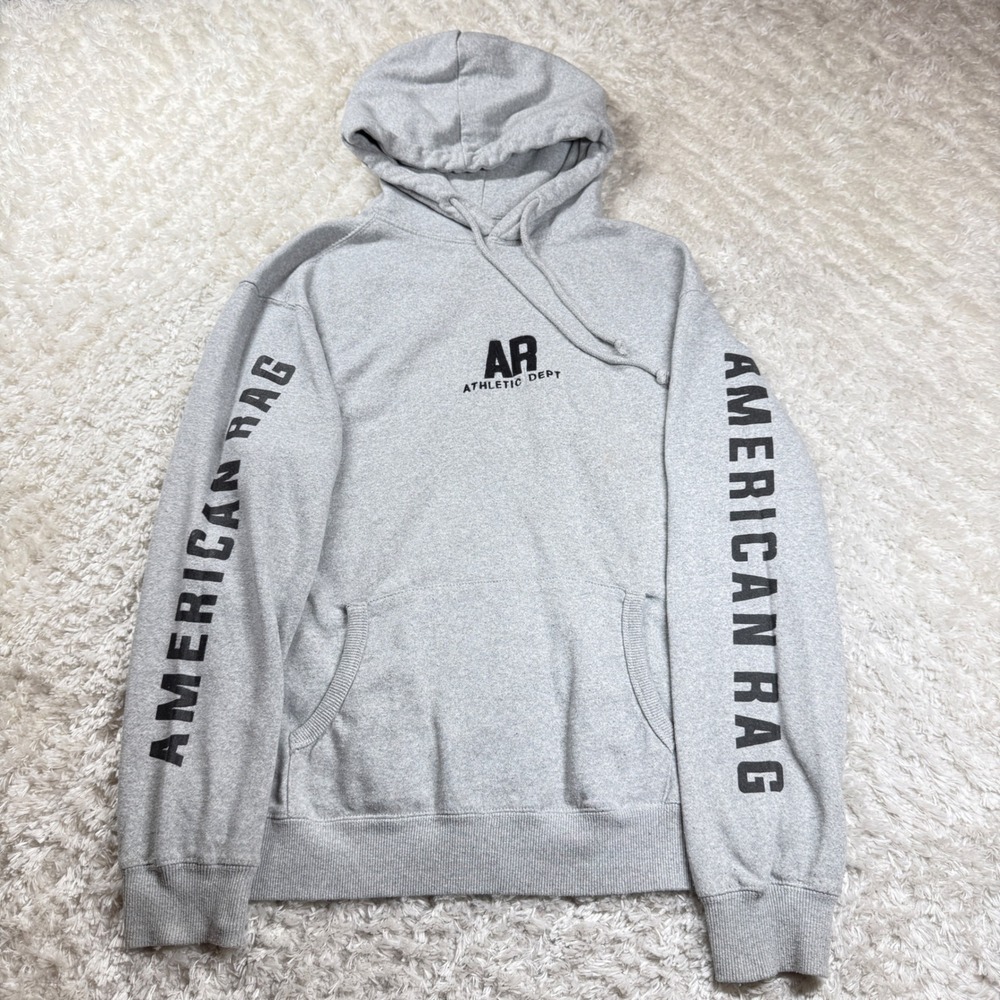 American Rag Athletic Dept. Hoodie Men's Medium Y2K Pullover Sweatshirt Street